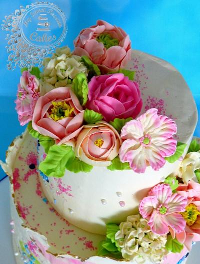 Buttercream cake  - Cake by Beata Khoo
