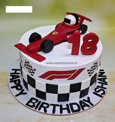 F1 Racing cake for 18th birthday - Cake by Sweet Mantra Homemade Customized Cakes Pune