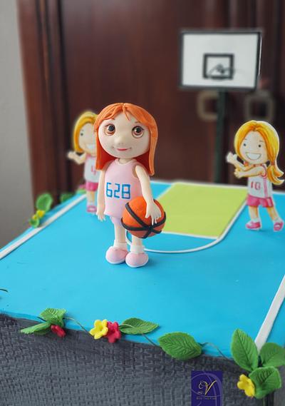 Basketball Princess  - Cake by Ms. V