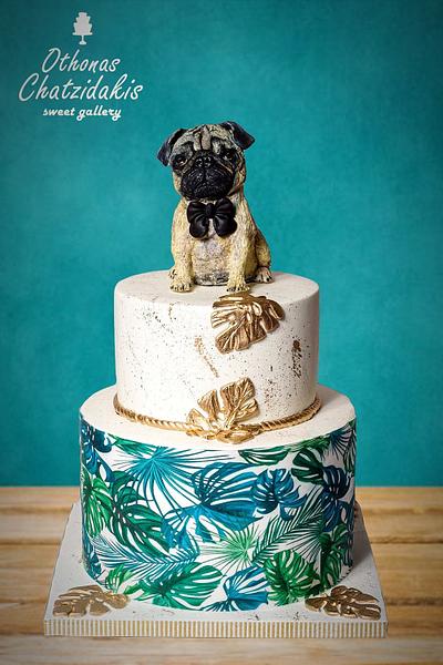 Pug dog cake  - Cake by Othonas Chatzidakis 