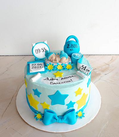 Cake for newborn - Cake by TortIva