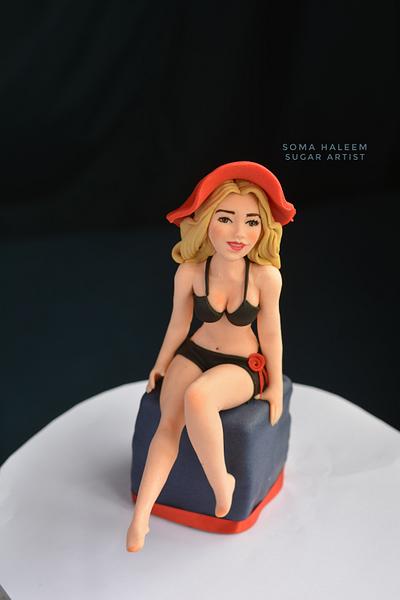 Lady topper - Cake by SomaHaleem