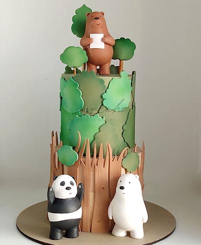 Torta osos  - Cake by Natalia Casaballe