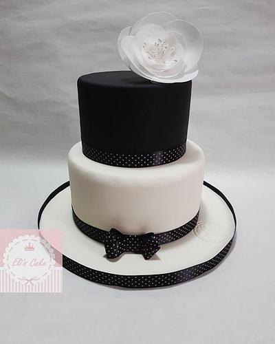 Black and White Cake - Cake by Elisabetta Pepe