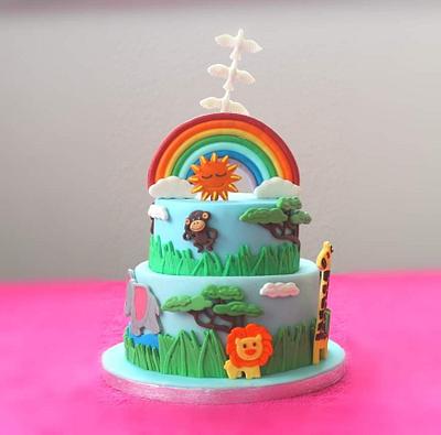 Jungle Safari Theme Cake - Cake by Shilpa Kerkar