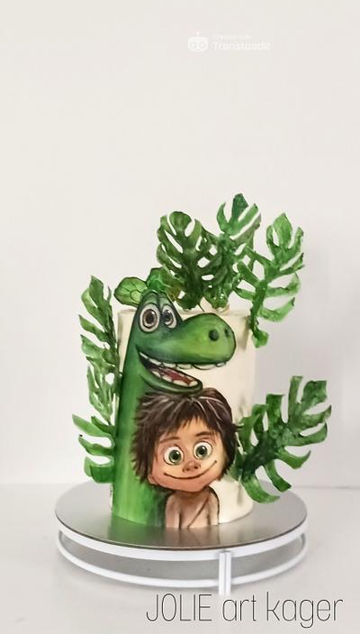 Birthday cake /the good dinosaur inspired  - Cake by Julieta