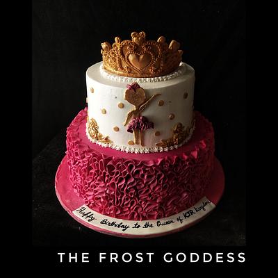 Ballerina queen themed cake - Cake by thefrostgoddess