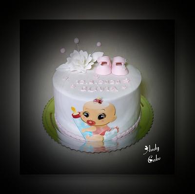 Christening cake - Cake by AndyCake