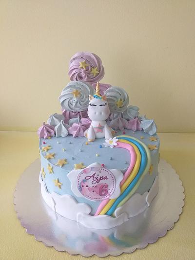 Торта Еднорог/ Unicorn cake - Cake by Pufi