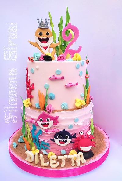 Baby Shark cake  - Cake by Filomena