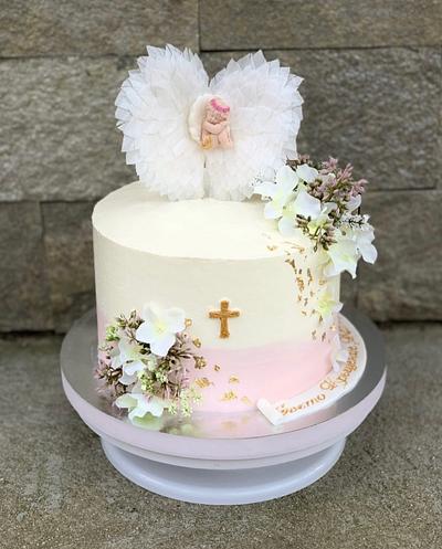 Christening cake - Cake by DaraCakes