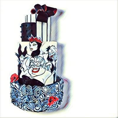 Disney cake lover - Cake by Cindy Sauvage 