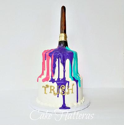 Art Teacher Birthday Cake - Cake by Donna Tokazowski- Cake Hatteras, Martinsburg WV