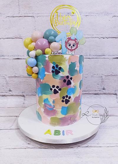 Rainbow colour cake - Cake by Aparnashree 