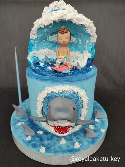 Shark cake 🦈 - Cake by Royalcake 