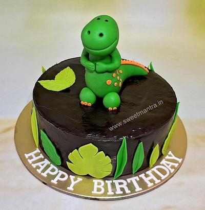 Cute Trex cake - Cake by Sweet Mantra Homemade Customized Cakes Pune