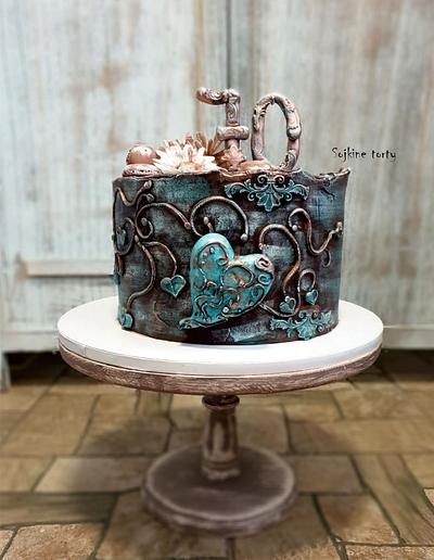 Vintage cake:) - Cake by SojkineTorty