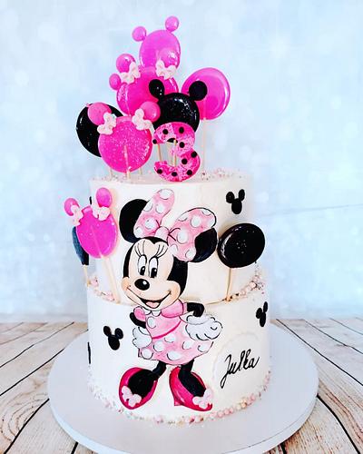 Minnie  - Cake by alenascakes