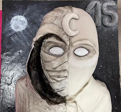Moon Knight and Mr. Knight cake  - Cake by Nancy20