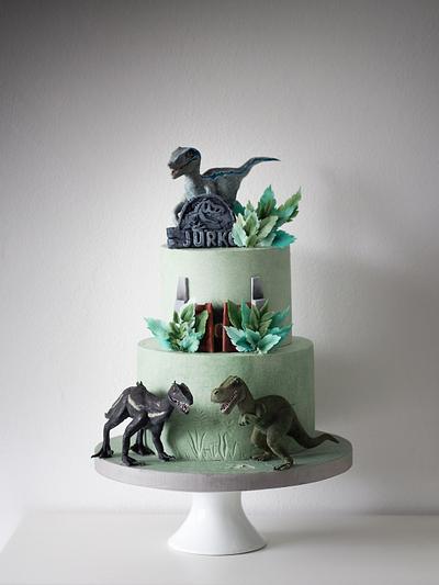 Jurassic world - Cake by Annbakes