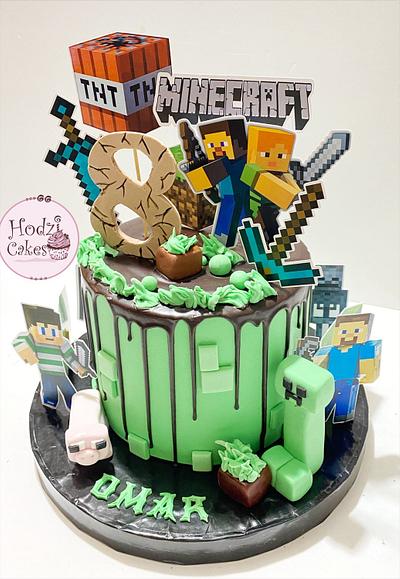 Minecraft Cake💚 - Cake by Hend Taha-HODZI CAKES