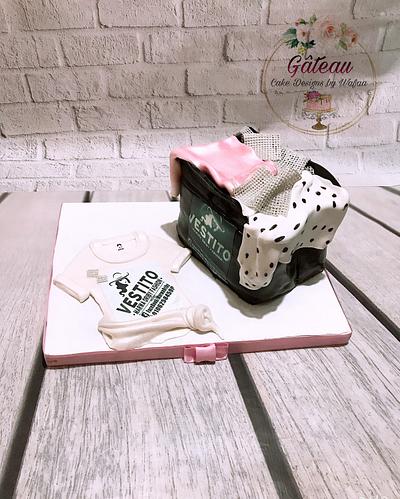 Shopping bag cake - Cake by Wafaa mahmoud