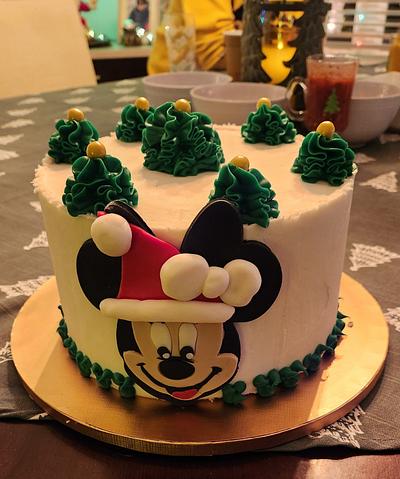 Disney Christmas cake  - Cake by Jazz