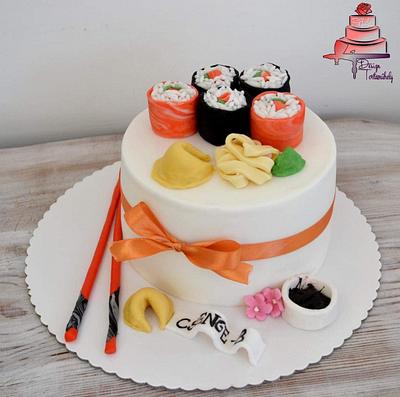 Sushi Cake - Cake by Krisztina Szalaba