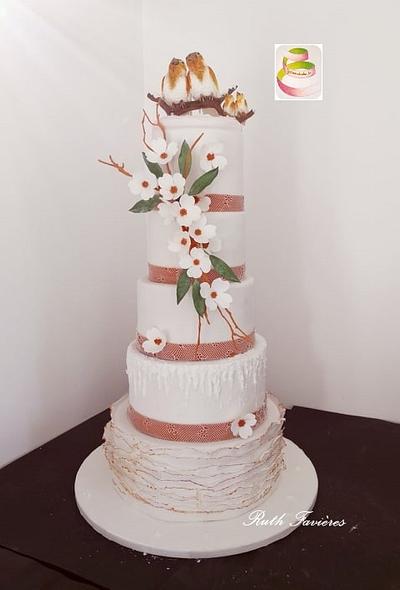 Winter Wedding Cake - Cake by Ruth - Gatoandcake