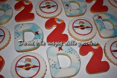 Airplan cookies - Cake by Daria Albanese