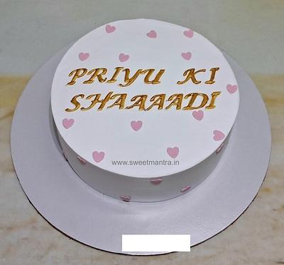 Bridal Shower cake - Cake by Sweet Mantra Homemade Customized Cakes Pune