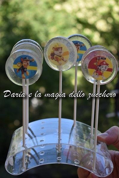 Paw Patrol lollipops - Cake by Daria Albanese