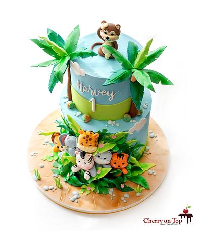 SAFARI CAKE - Cake by Cherry on Top Cakes