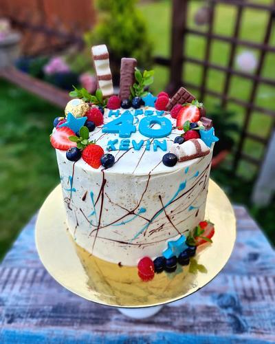 40th birthday  - Cake by Jana1010
