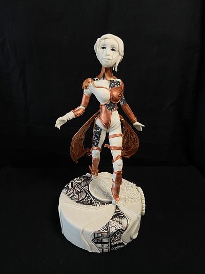 Sci-fi doll /Cake Star Competition - Cake by Cristina Arévalo- The Art Cake Experience