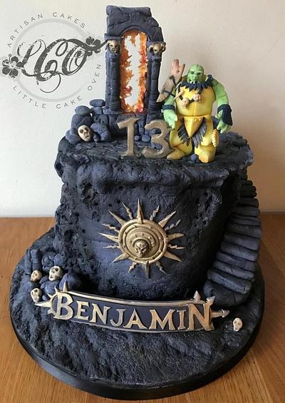 Warhammer - Cake by Littlecakeoven