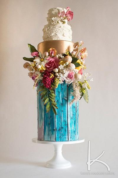 Woodland Beauty Wedding Cake - Cake by Kara Andretta - Kara's Couture Cakes