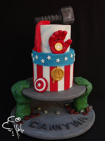 Marvel Avengers  - Cake by Diana