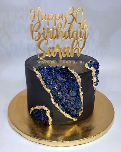 Geode cake design - Cake by Sweet Mantra Homemade Customized Cakes Pune