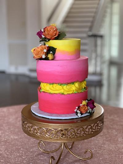 Vibrant fault line cake  - Cake by Brandy-The Icing & The Cake