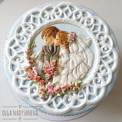Wedding Gingerbread  box  - Cake by Olga Nadyshneva