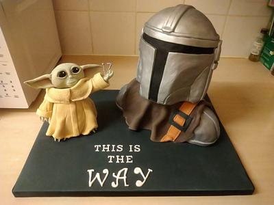 This Is The Way! Star wars Mandolorian  - Cake by SugarMagicCakes (Christine)