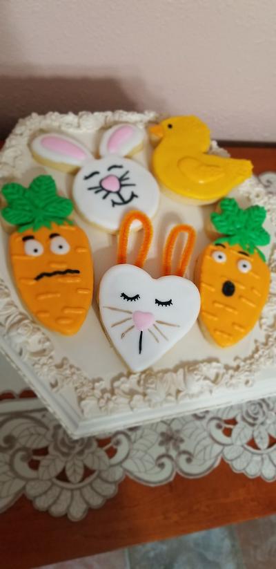 Easter Cookies - Cake by Eicie Does It Custom Cakes