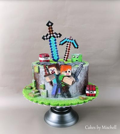 Minecraft  - Cake by Mischell