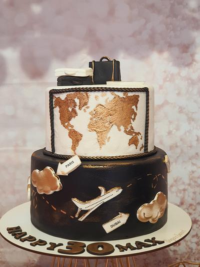 Traveling  - Cake by ClaudiaSugarSweet