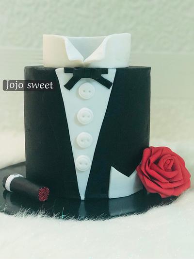 Tuxedo 🤵 cake  - Cake by Jojosweet