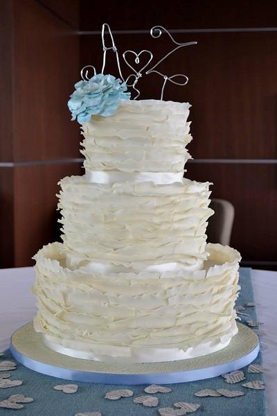 wedding cakes - Cake by EmaJo Cakes