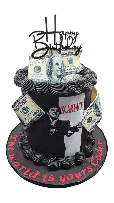 Scarface  - Cake by The Custom Piece of Cake