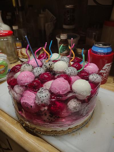 Dragon fruit cake - Cake by Vii