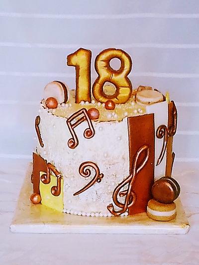 18th birthday  - Cake by Édesvarázs